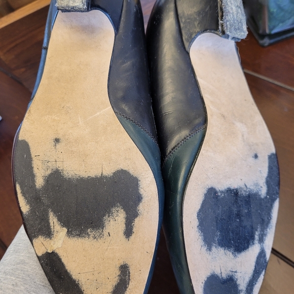Vintage multi patchwork women's leather pumps - Picture 7 of 7